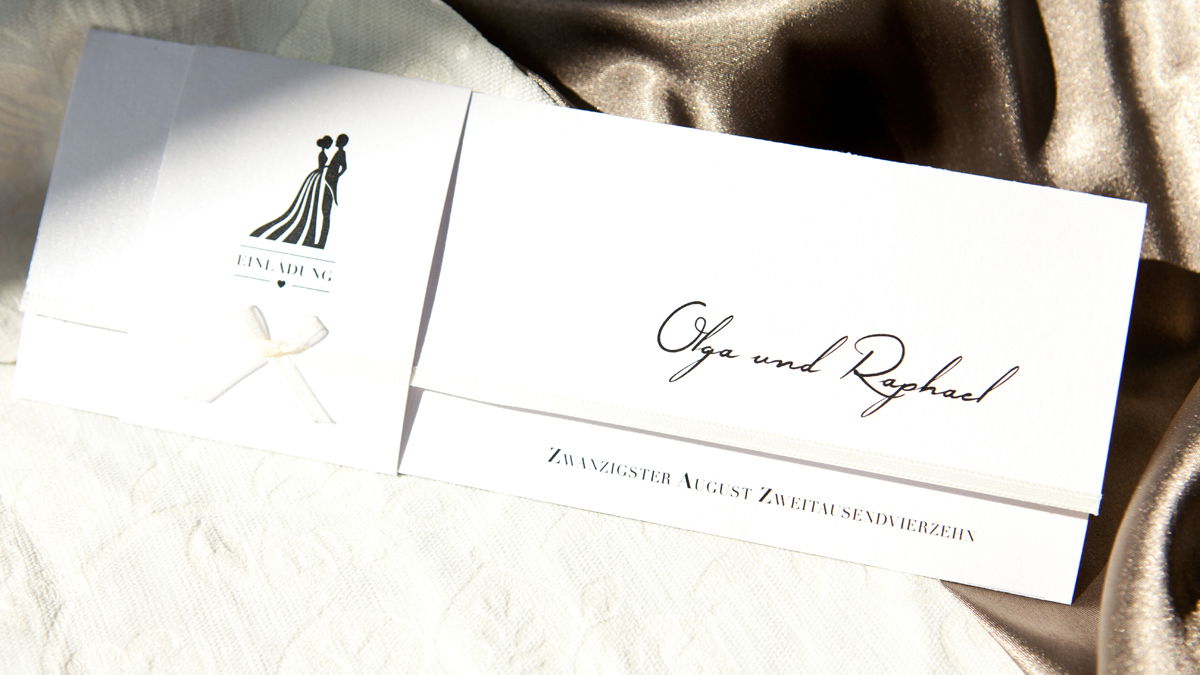Bastelanleitung für Hochzeitseinladung