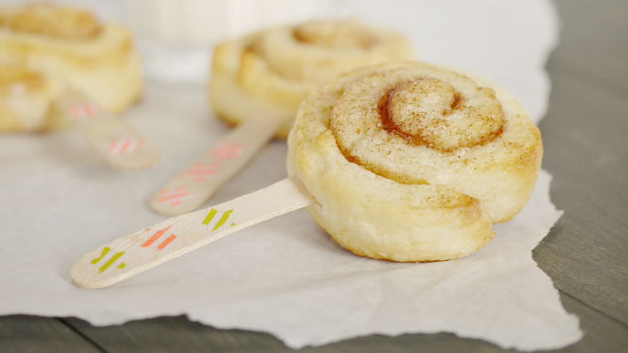 Rezept für Zimtschnecken am Stiel