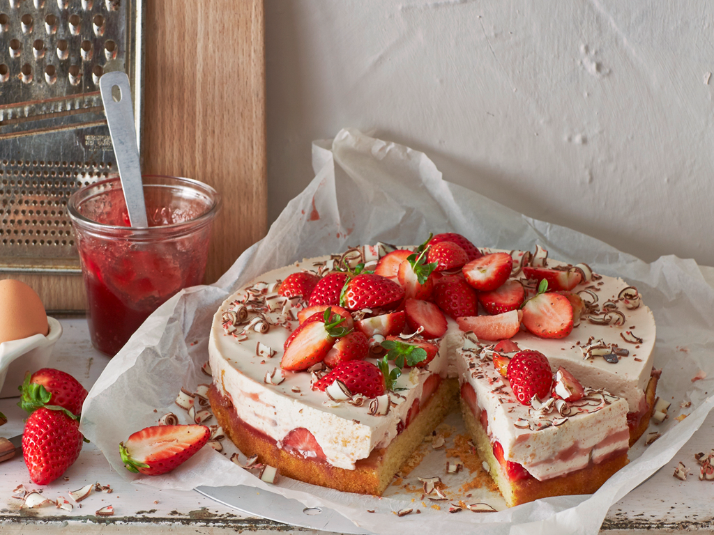 Erdbeer-Joghurt-Torte
