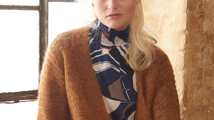 Edler Cardigan aus Silkhair