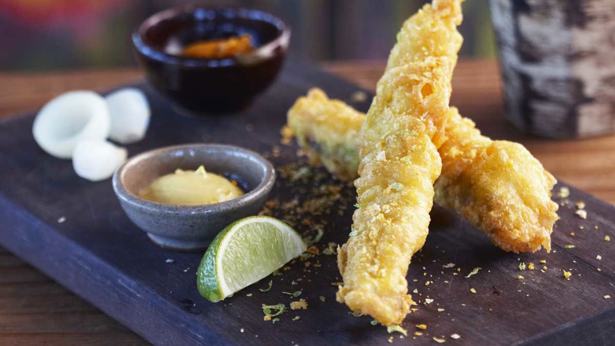 Fischfilet im Bierteig