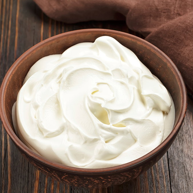 Schale mit Frischkäse-Dip - So machen Sie einen leckeren Frischkäse-Dip