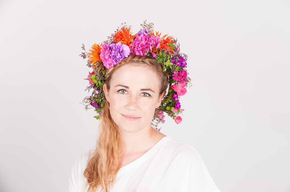 Blumenkranz für Festival