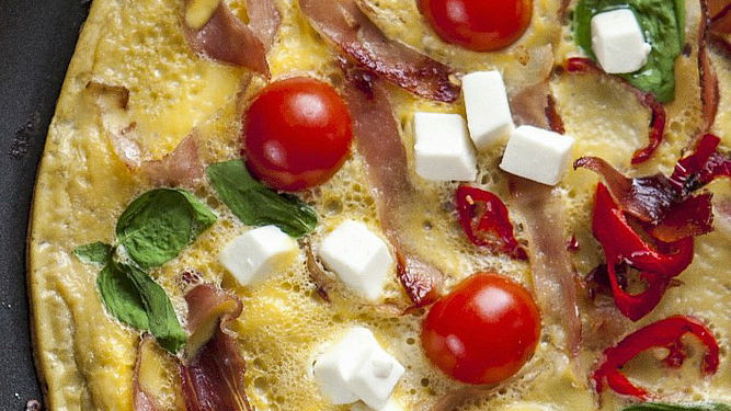 Laktosefreies Frühstücksomelett 