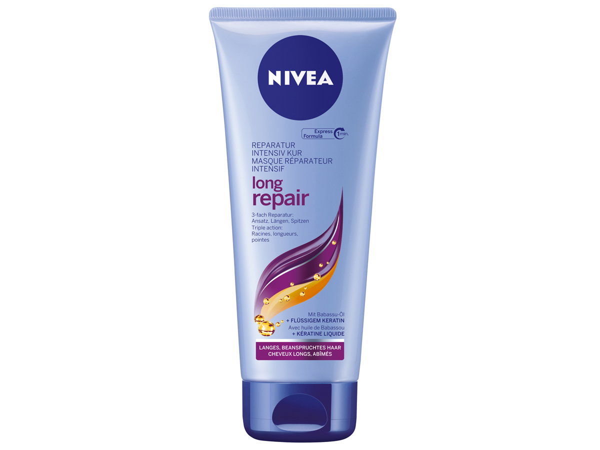Für langes Haar Reperatur Intensiv Kur Nivea 4 Euro