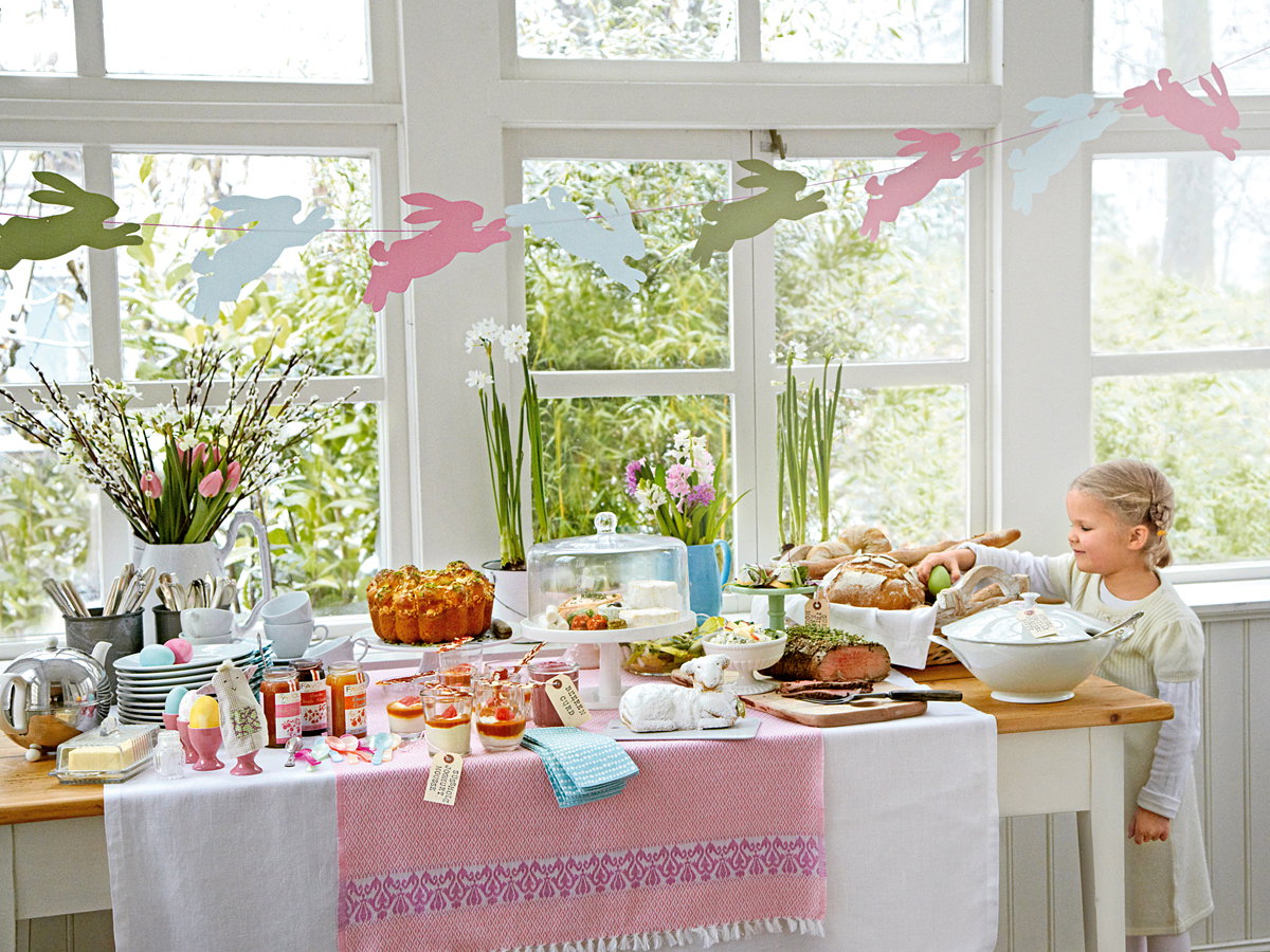 Gedeckter Tisch Ostern