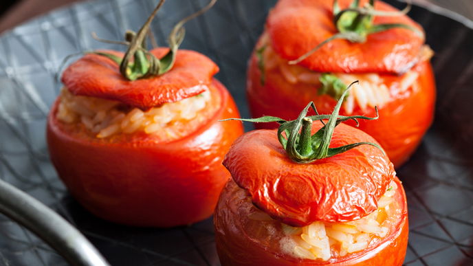 Gefüllte Grill-Tomaten 