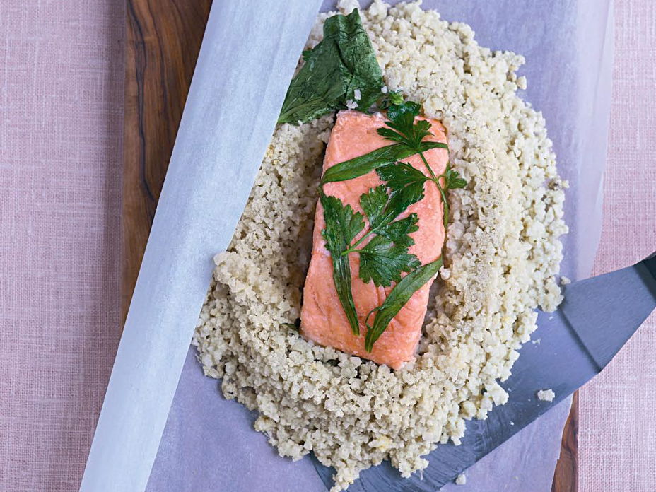 Gekräuterter Lachs