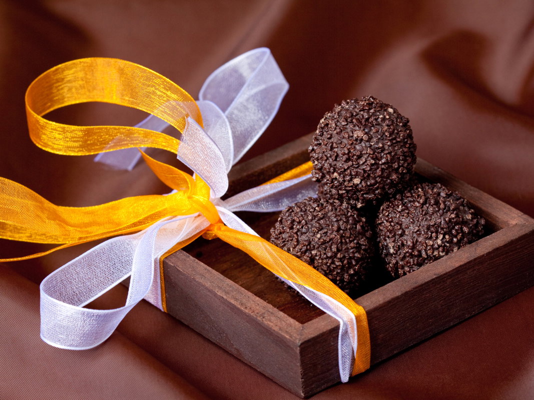 Schokoladenpralinen mit Baileys