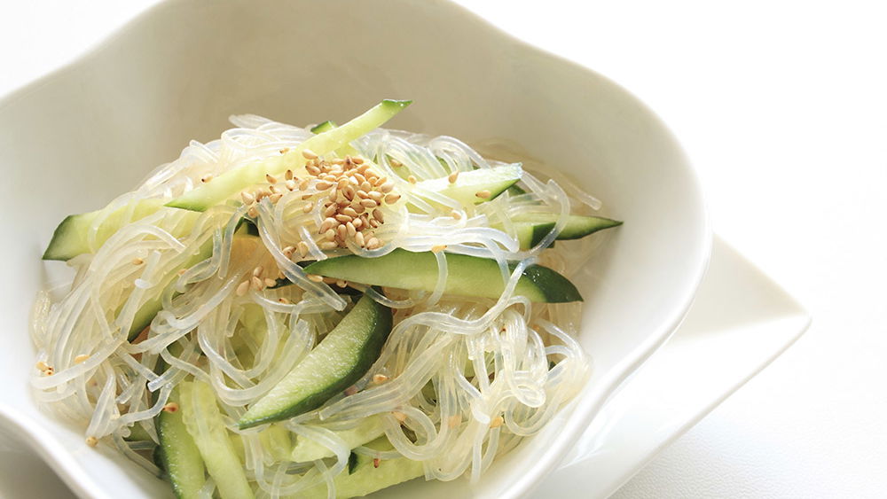 Kochen mit Glasnudeln