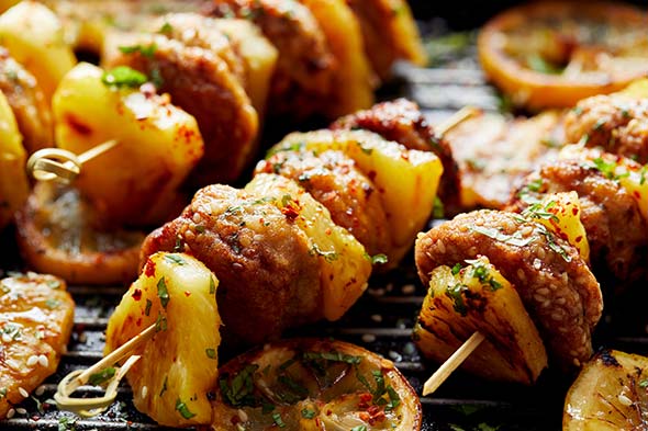 Grillspiesse zubereiten