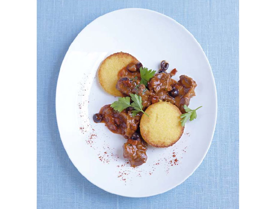 Polenta-Gulasch-Lasagne