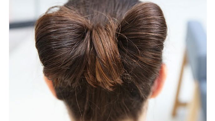 Frisuren-Anleitung für Haarschleife