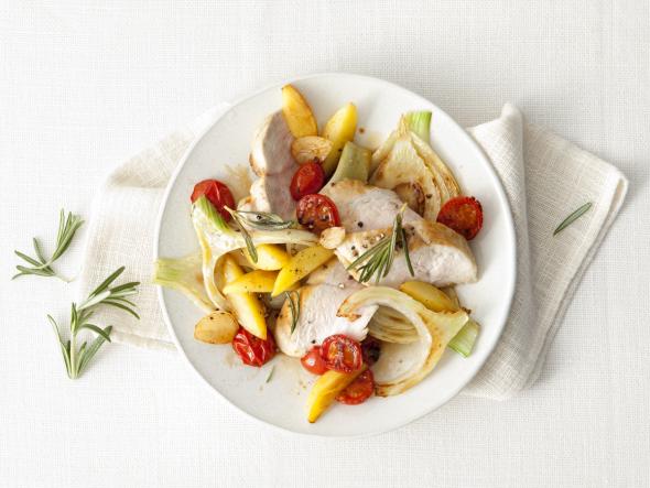 Hähnchenbrust mit Fenchel