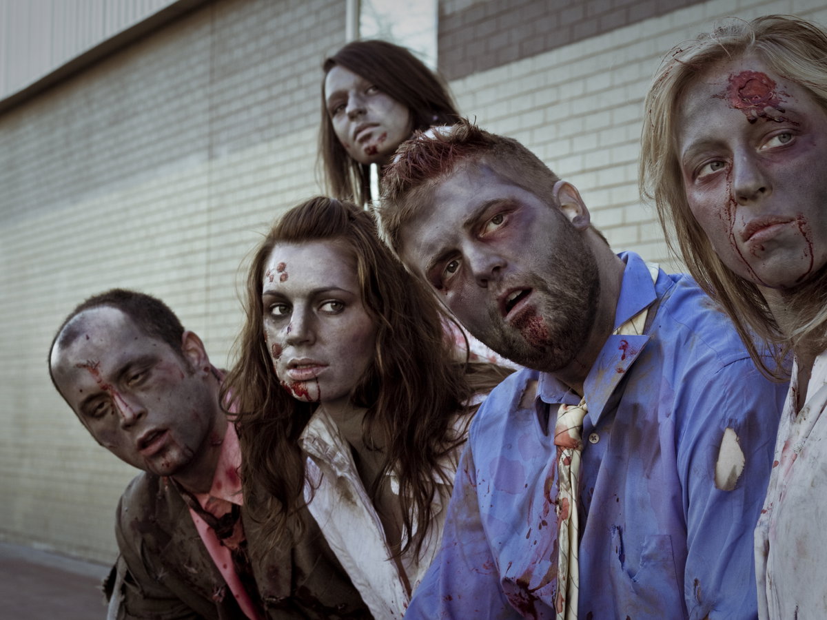 Zombie-Make-up Halloween