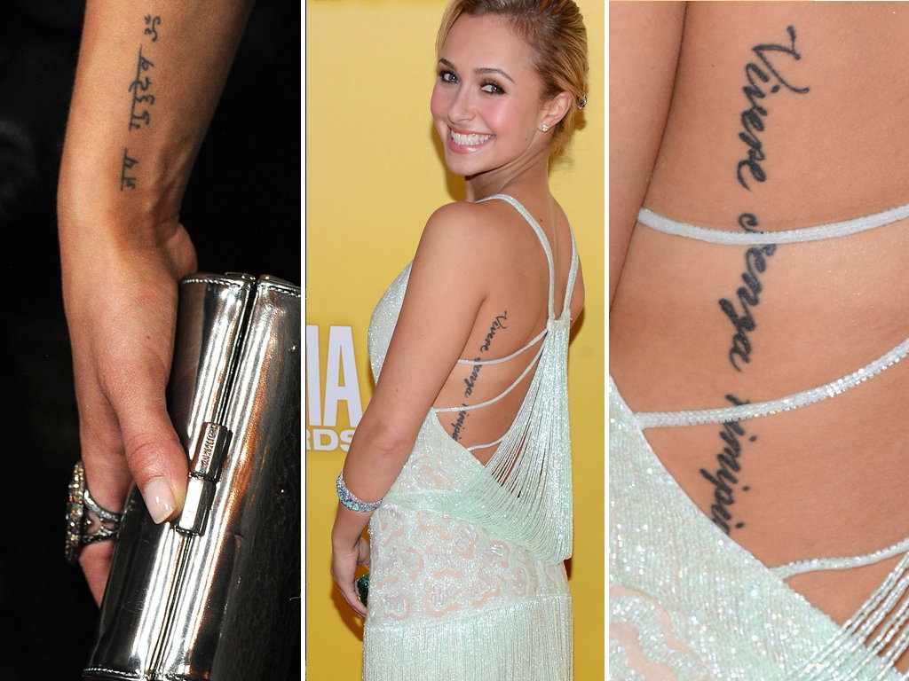 Hayden Panettiere Tattoos