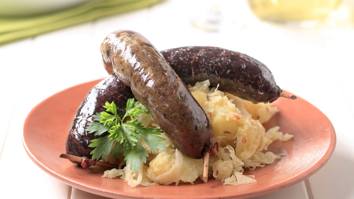 Himmel und Äd (met Blotwoosch) 