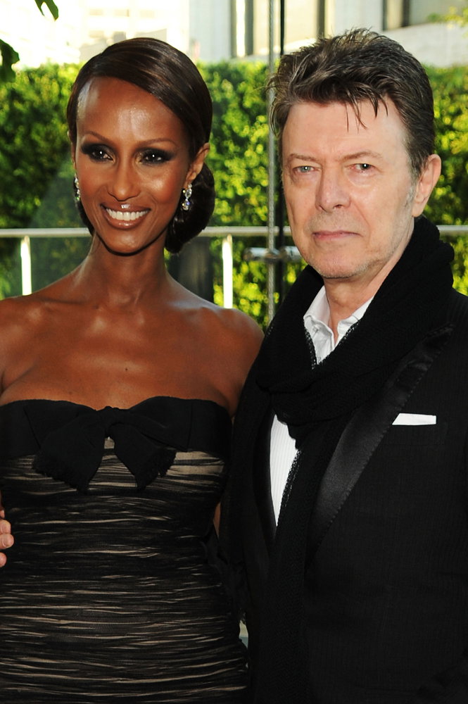 Model Iman & David Bowie
