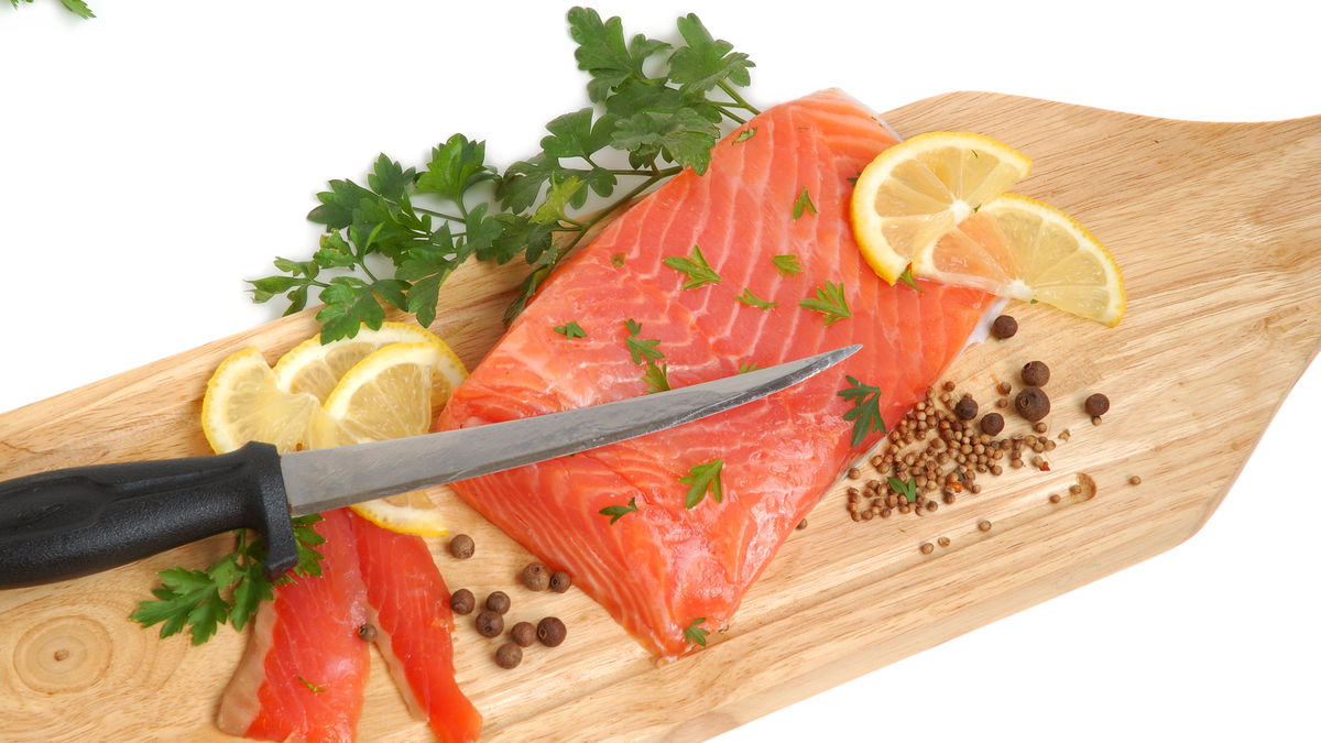 Indisch gebeiztes Lachsfilet