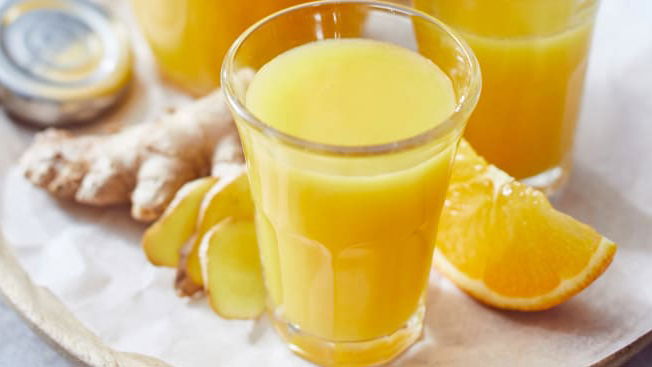 Ingwer-Orangen-Shot