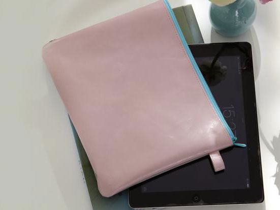 Schickes iPad-Etui aus Ziegenleder