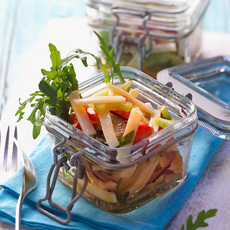 Mediterraner Käsesalat