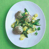Spargel-Ragout mit Kalbsklößchen