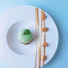 Rezept für Karamellapfel mit Apfelsorbet