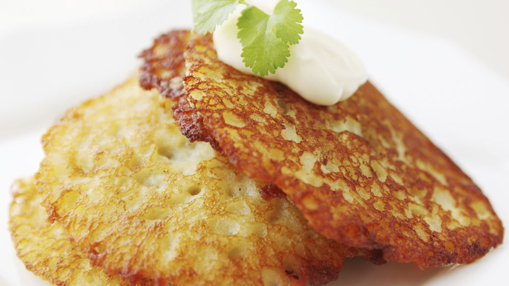 Kartoffel-Rösti mit Bärlauch-Schaum