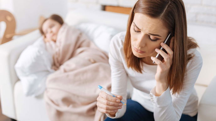 Kind krank? So melden Sie es Ihrem Arbeitgeber