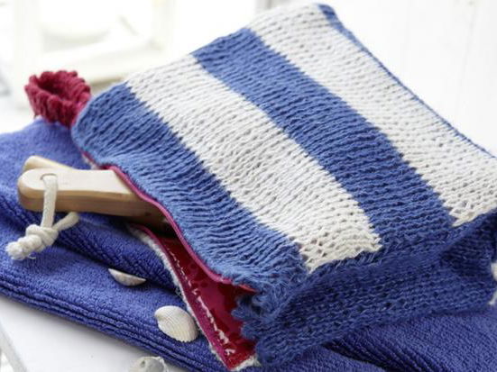 Kosmetiktasche zum Selberstricken