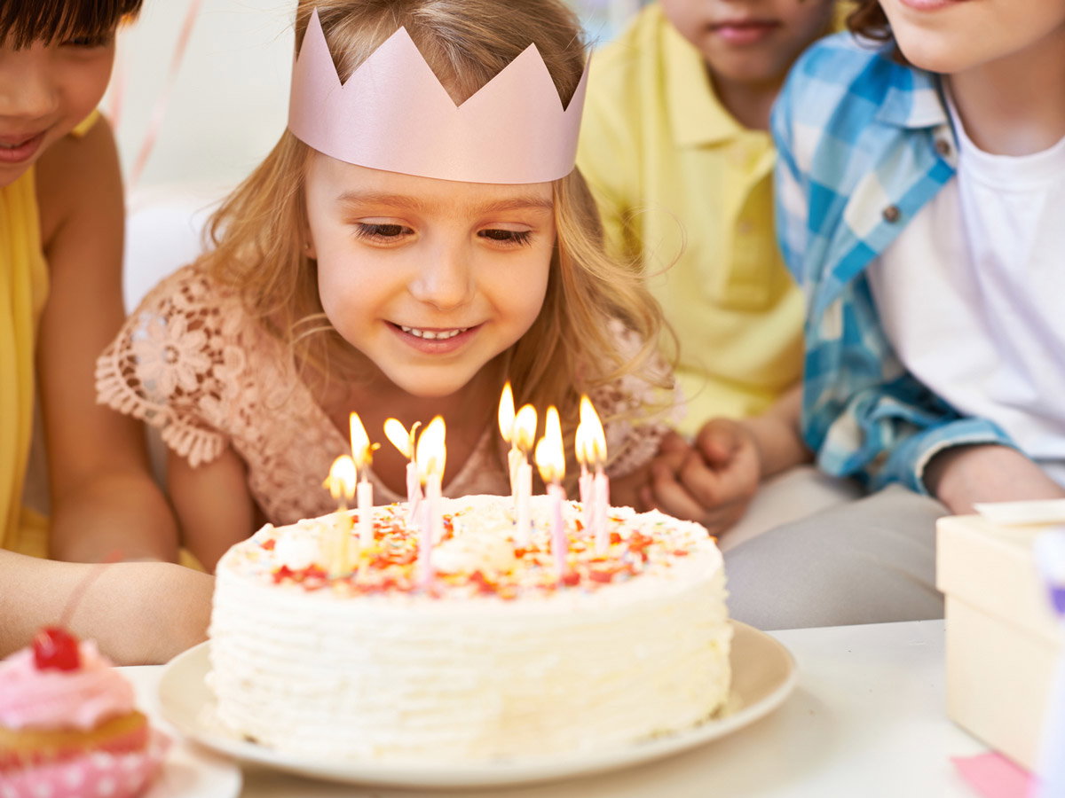 Kuchen für den Kindergeburtstag