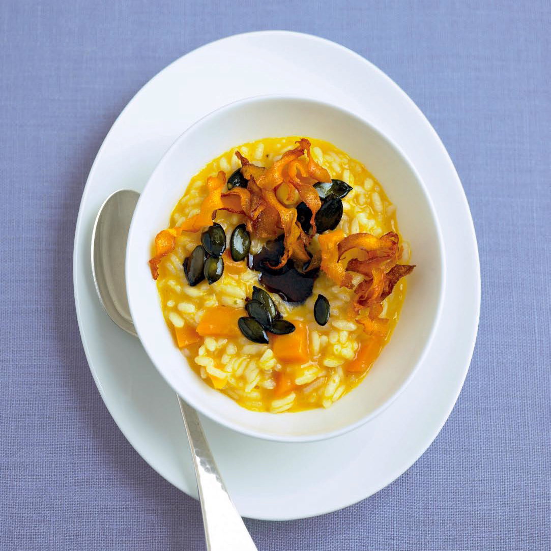Kürbisrisotto von Cornelia Poletto.
