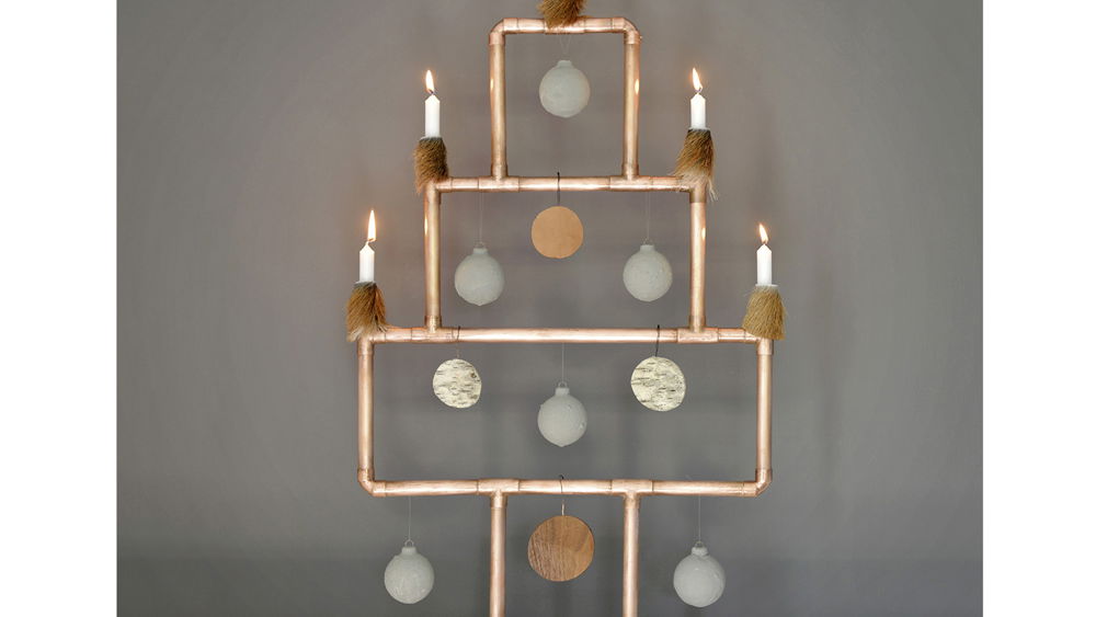 DIY-Anleitung für Kupferrohr-Tannenbaum