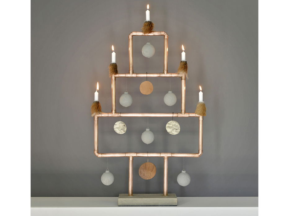 DIY-Anleitung für Kupferrohr-Tannenbaum