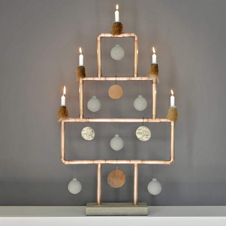 DIY-Anleitung für Kupferrohr-Tannenbaum