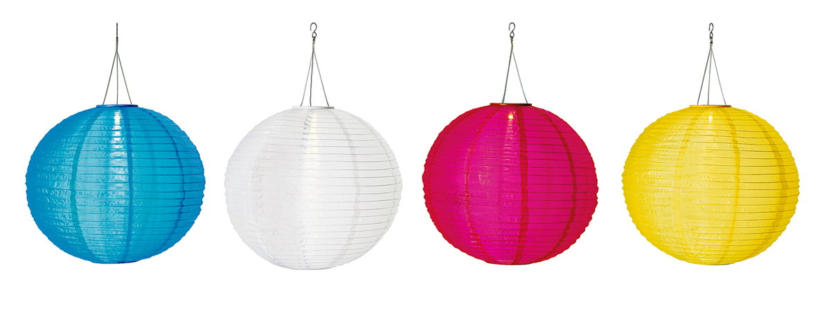 Lampions-Solarlichter von Ikea