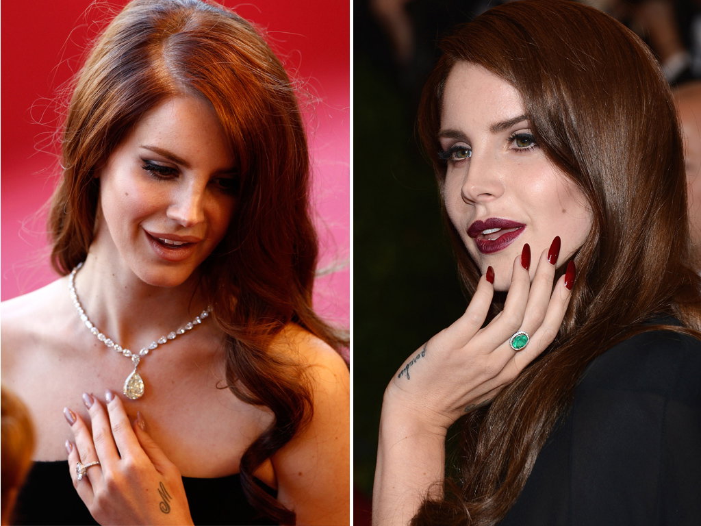 Lana Del Ray mit tattoo