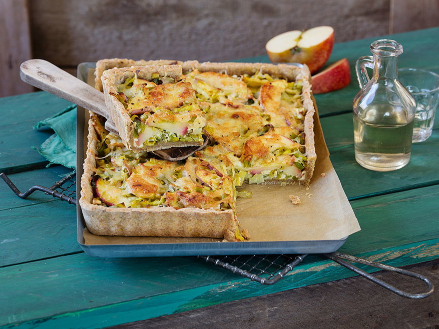 Rezept Lauch-Apfel-Quiche