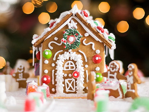 Lebkuchenhaus Deko