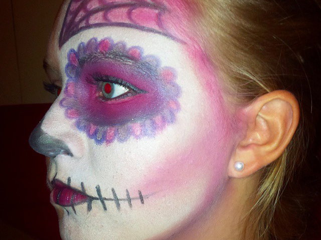 Sugar Skull in rosa