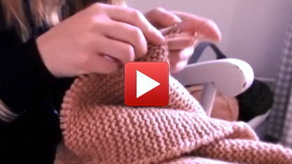 Loopschal stricken