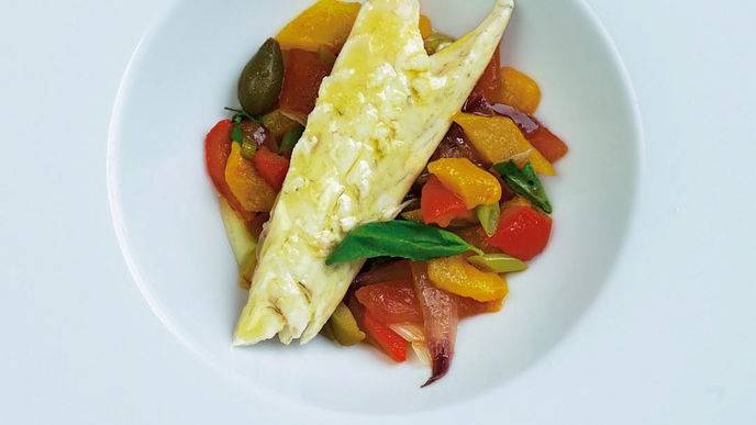Loup de Mer in der Salzkruste