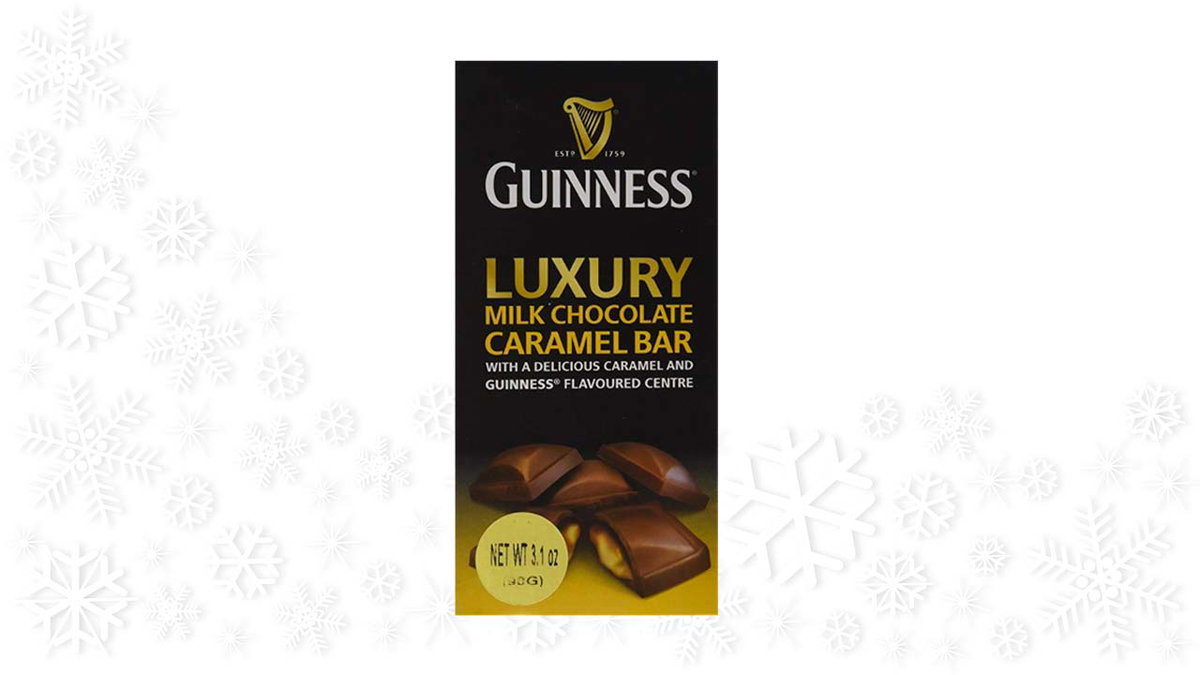 Weihnachtsgeschenke bis 10 Euro Guinness Schokolade