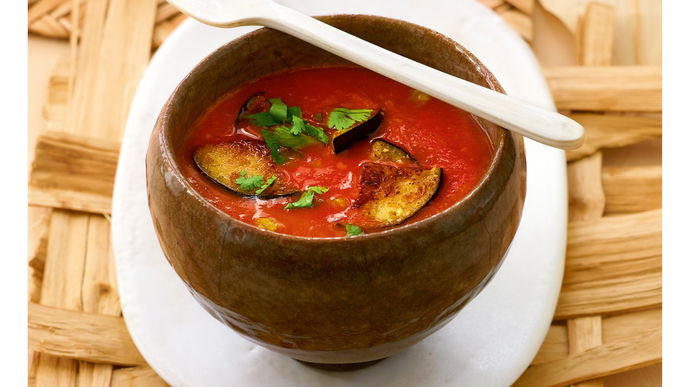 Ayurvedische Auberginensuppe: Gesundes Rezept