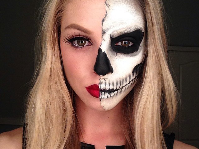 Halber Totenkopf