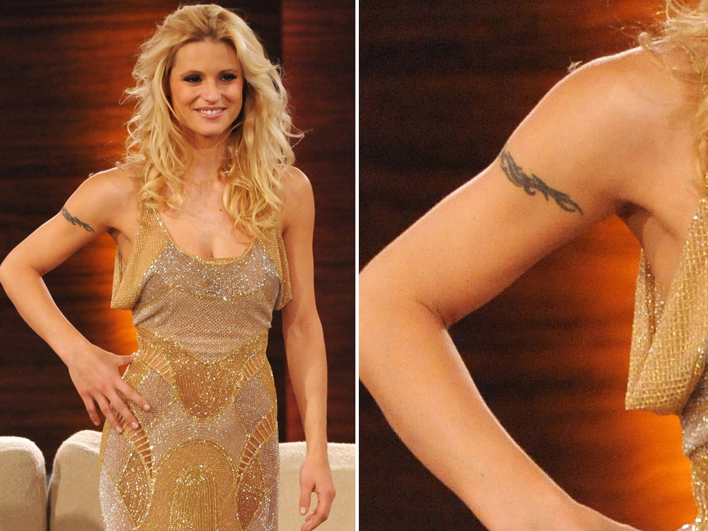 Michelle Hunziker Tattoo