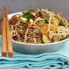 Gebratene Mie-Nudeln mit Schweinefleisch