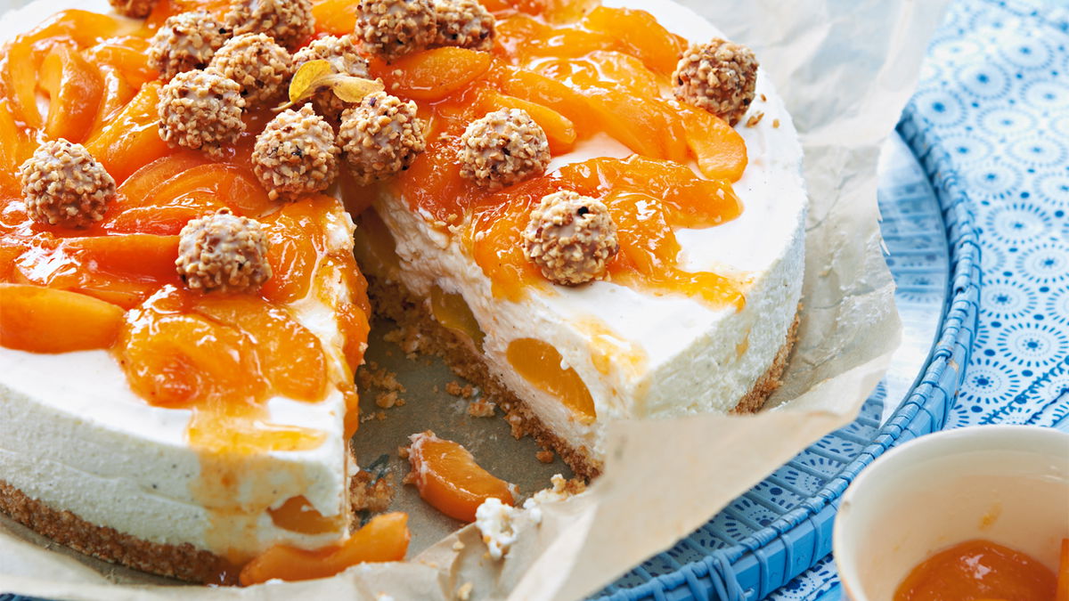 Milchreis-Aprikosen-Torte