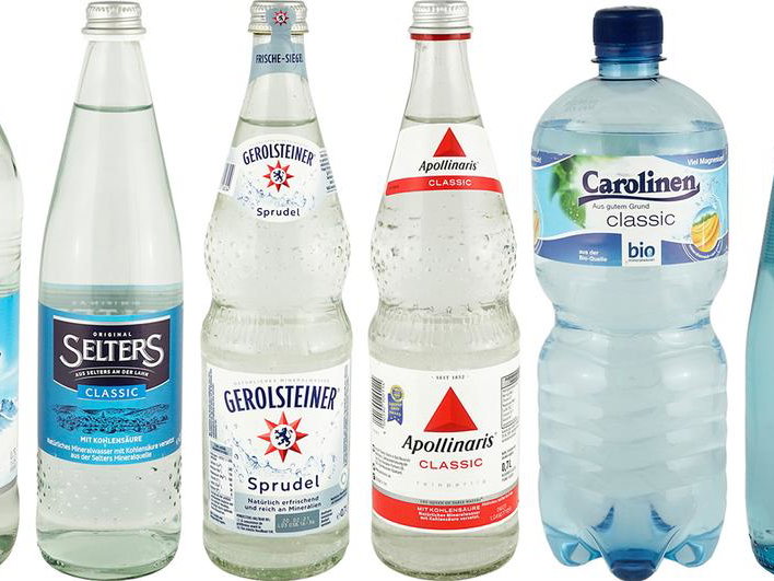 Mineralwasser im Ökotest